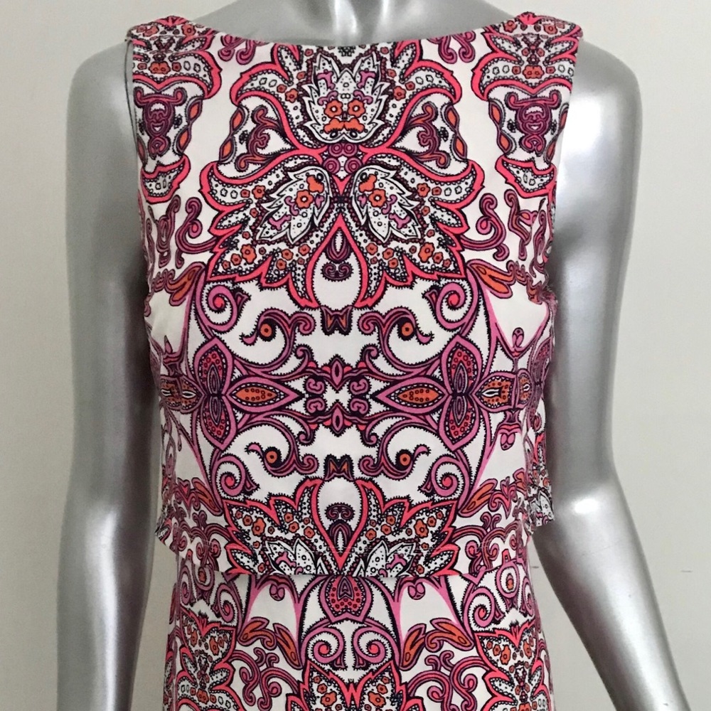 NWT Vince Camuto Pink Popover Dress - Picture 4 of 5